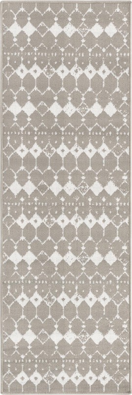 Stowe · Diamond Outdoor Rug, gray