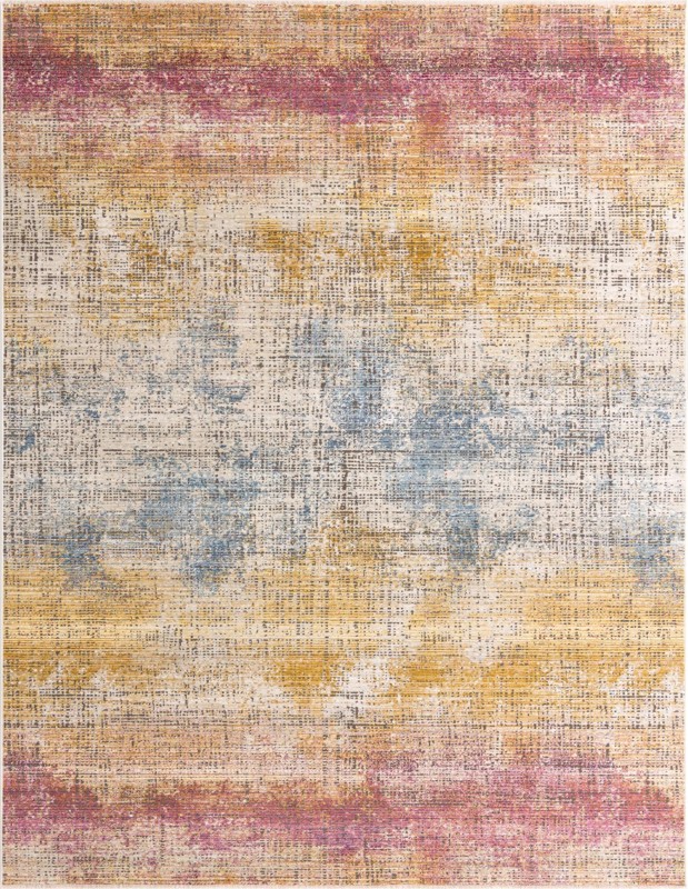 9' x 11' 7 Huckleberry · Abstract rug, multi