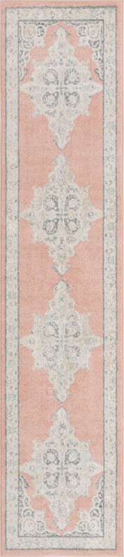 2' 7 x 12' Selby · Border rug, rose