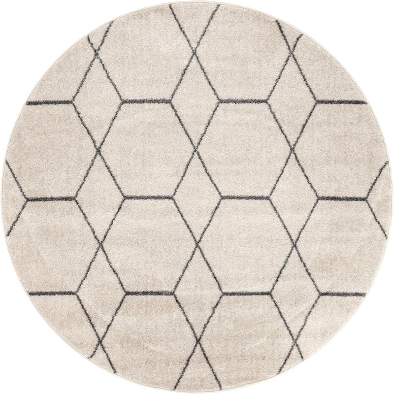 7' x 7' Galloway · Diamond rug
