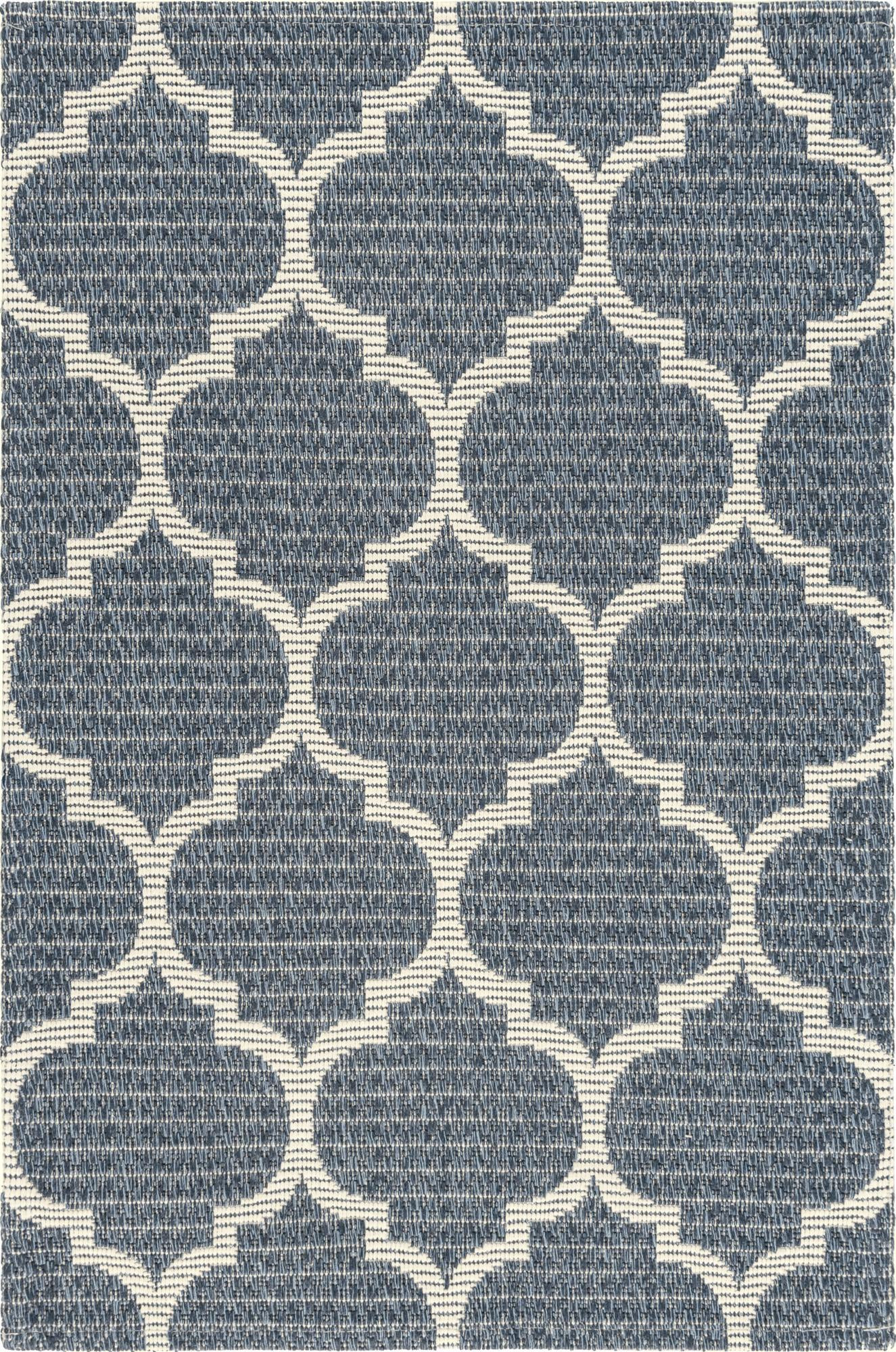 2' 2 x 3' Enid · Geometric rug, navy