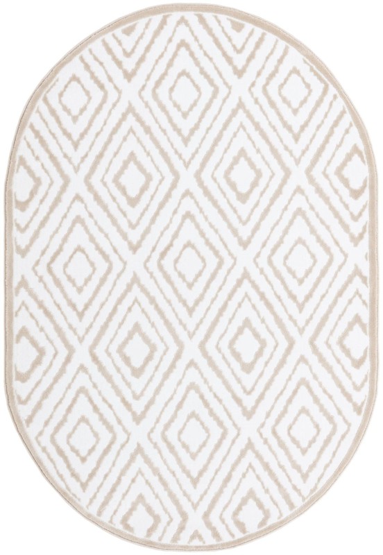 4' x 6' Brattleboro · Diamond rug, snow white