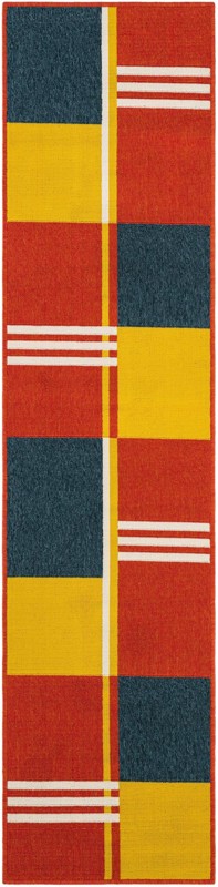 2' x 8' Dover · Geometric Outdoor Rug, multi