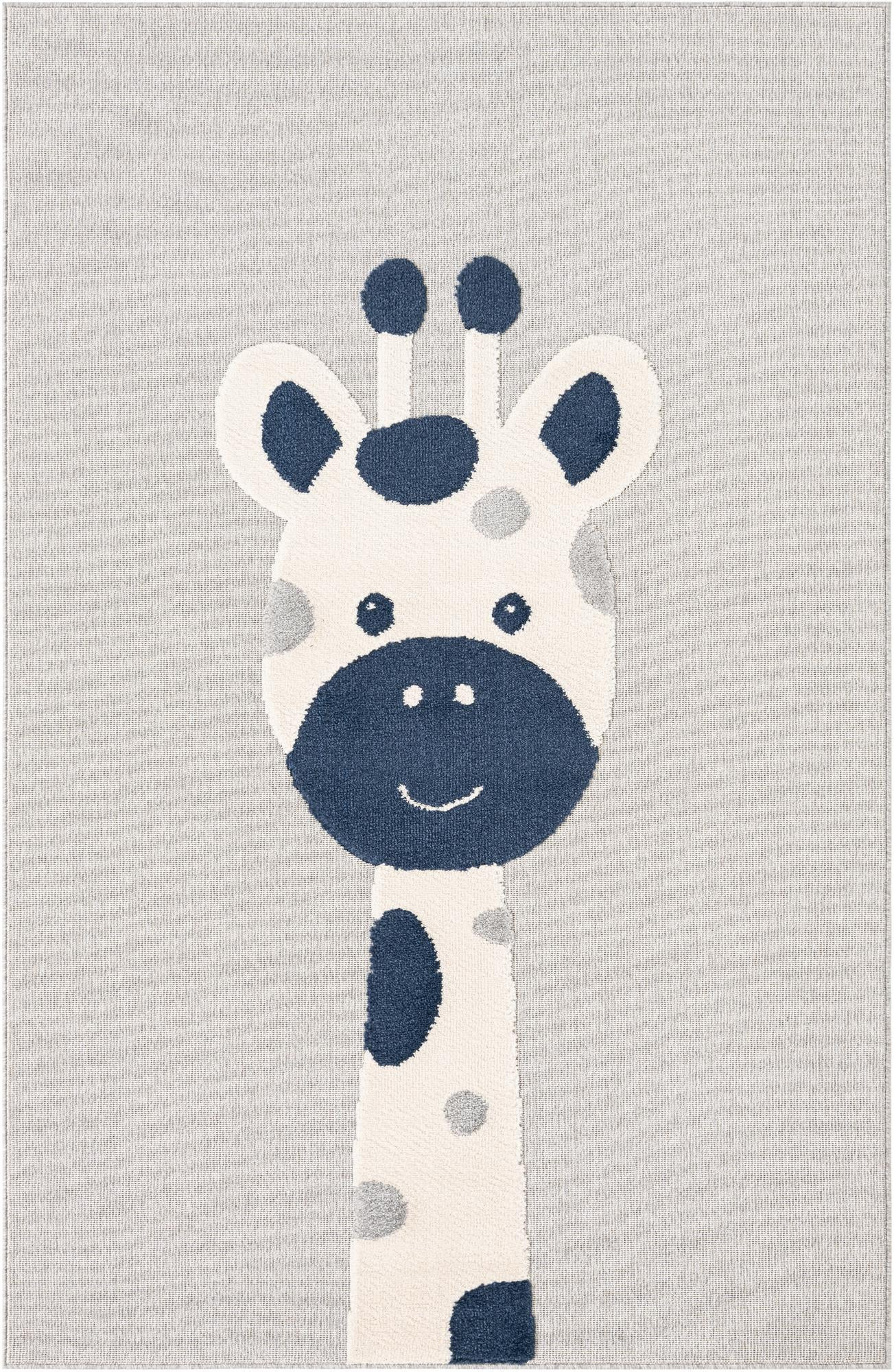 6' x 9' Lorimer · Animal print rug, gray