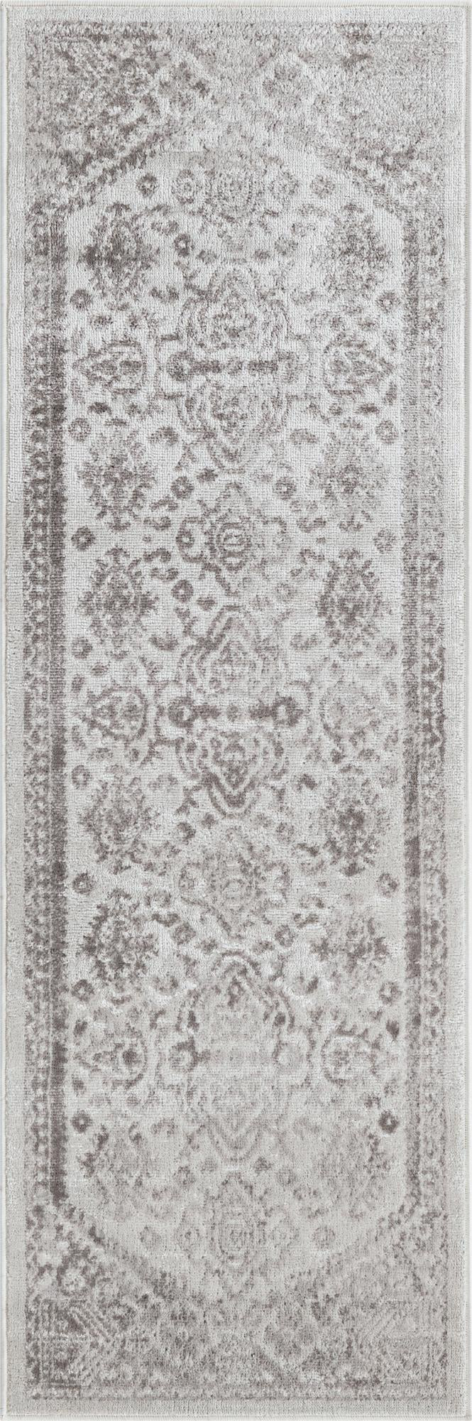 2' x 6' Elsie · Border rug, cream