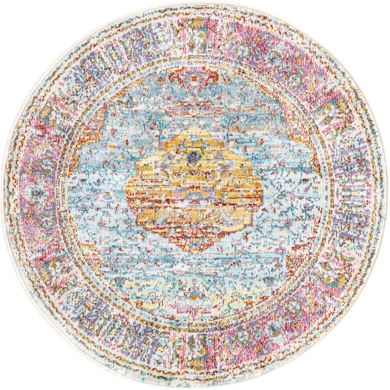 3' 3 x 3' 3 Simmons · Border rug