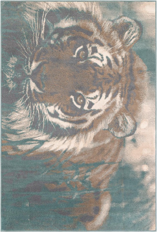 6' x 9' Aubrey · Pictoral rug, multi