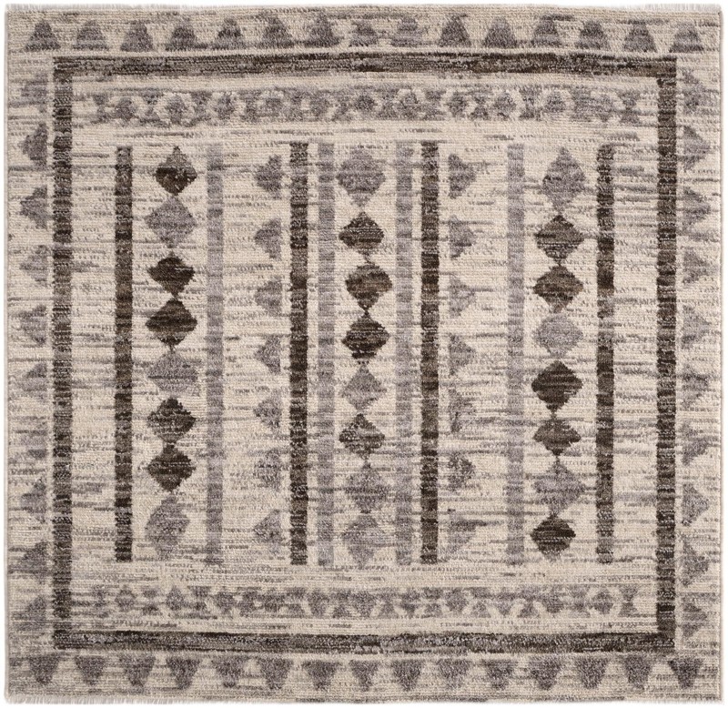 Kearny · Border rug, ivory