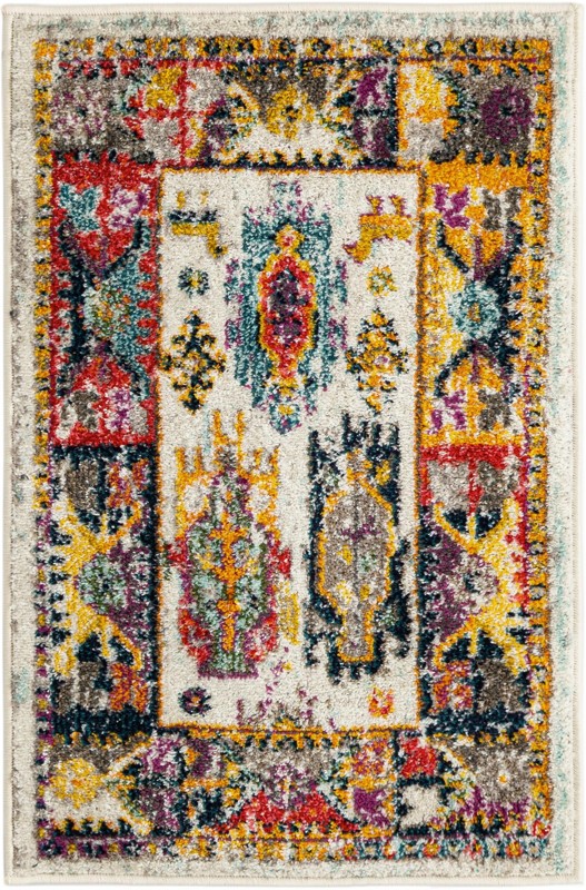 Cullen · Border rug, ivory