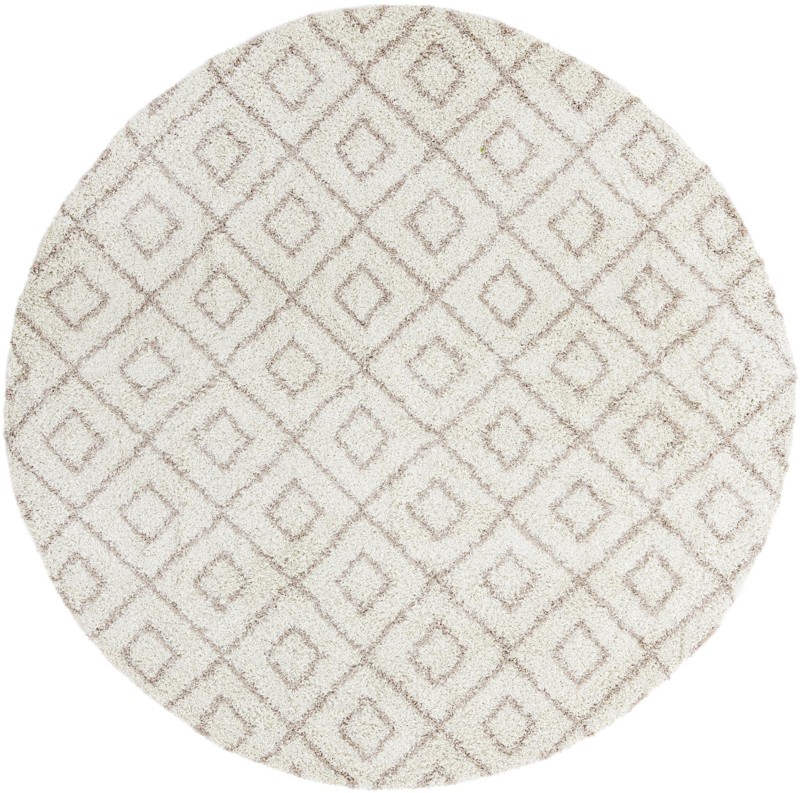 10' x 10' Brock · Diamond Shag Rug, beige