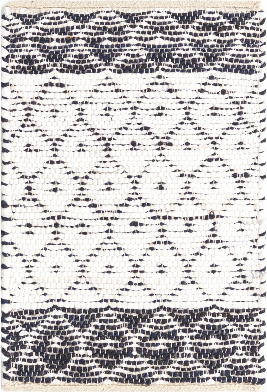 2' x 3' 1 Grove · Border Chindi Rug, ivory