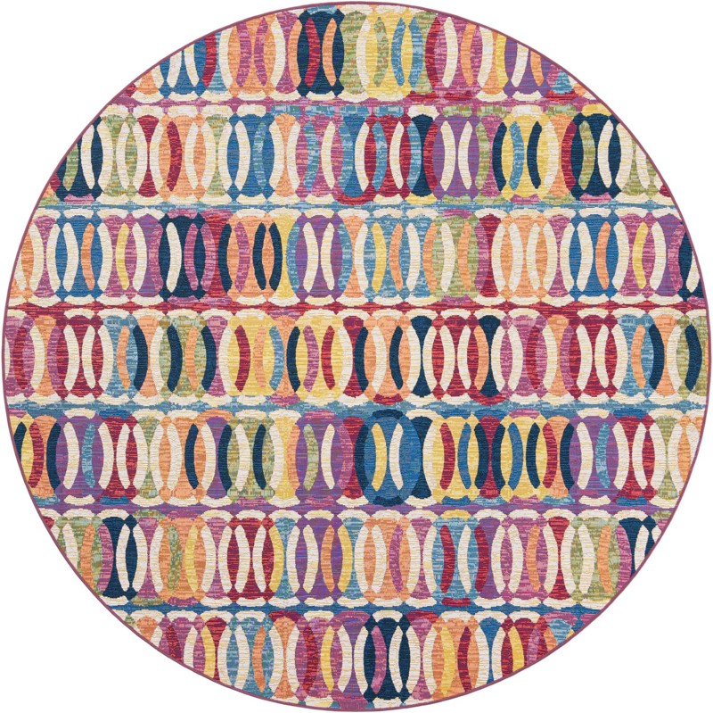 7' 10 x 7' 10 Lomax · Abstract Outdoor Rug