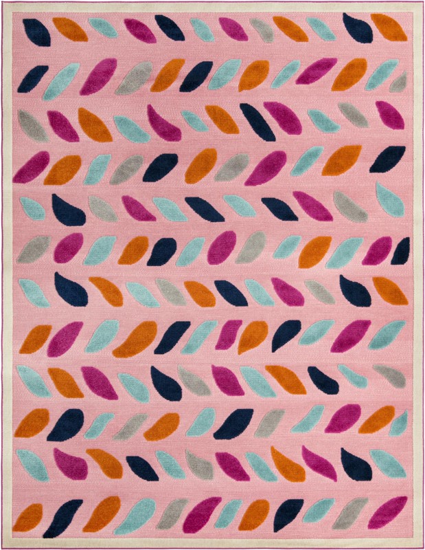 Boyd · Border Outdoor Rug, pink