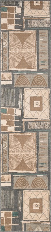 2' 7 x 12' Yeats · Abstract rug, multi
