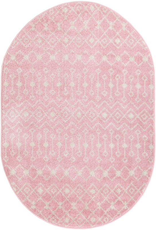 4' x 6' Boswell · Diamond rug, pink