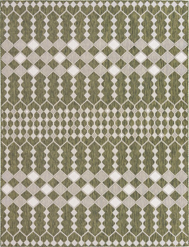 Ramsden · Diamond Outdoor Rug, green