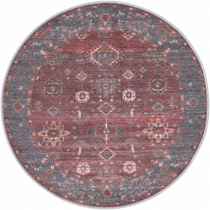 3' 3 x 3' 3 Elsworth · Border rug