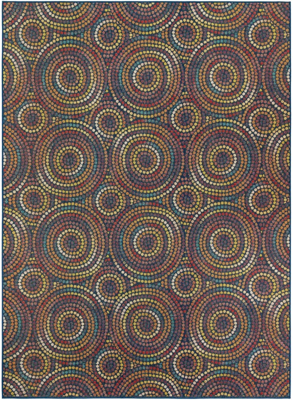 9' x 12' Wimberly · Geometric Outdoor Rug, multi