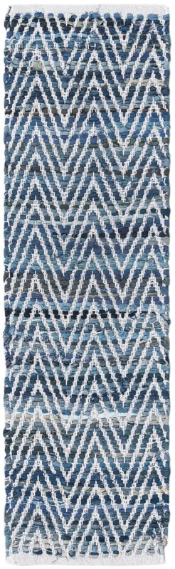 1' 2 x 4' 1 Hopkins · Chevron Chindi Rug, denim