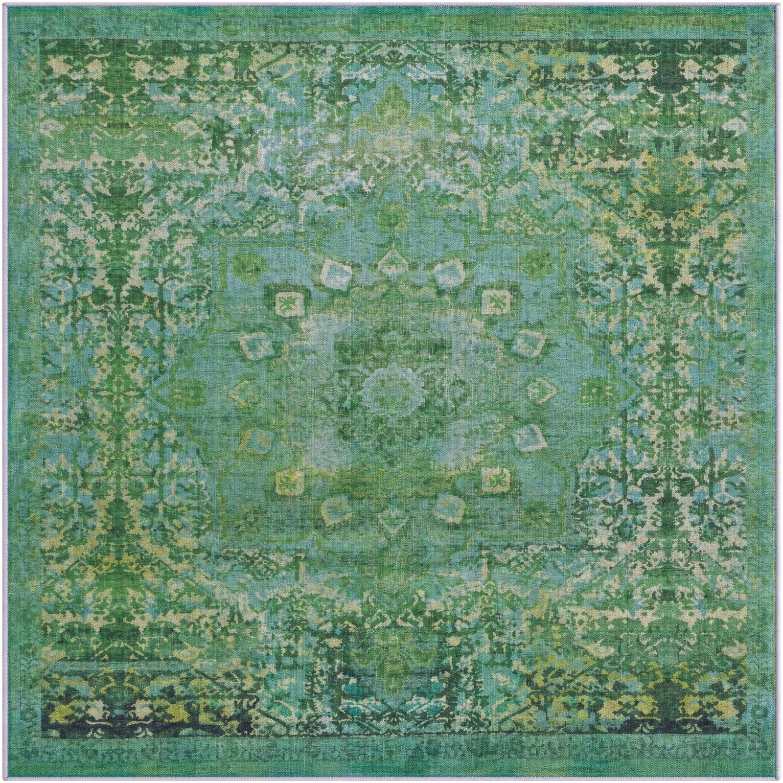 4' x 4' Rideout · Medallion rug