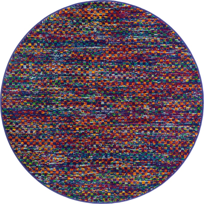 Olney · Checkered rug, multi