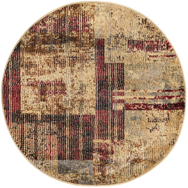 3' 3 x 3' 3 Malvern · Abstract rug, multi