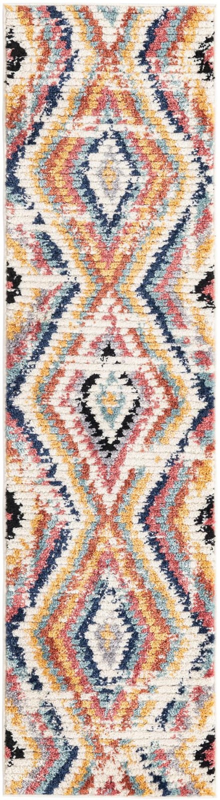 2' x 7' 10 Briggs · Diamond rug, ivory