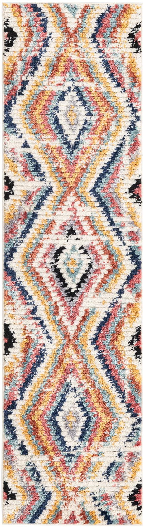 2' x 7' 10 Briggs · Diamond rug, ivory