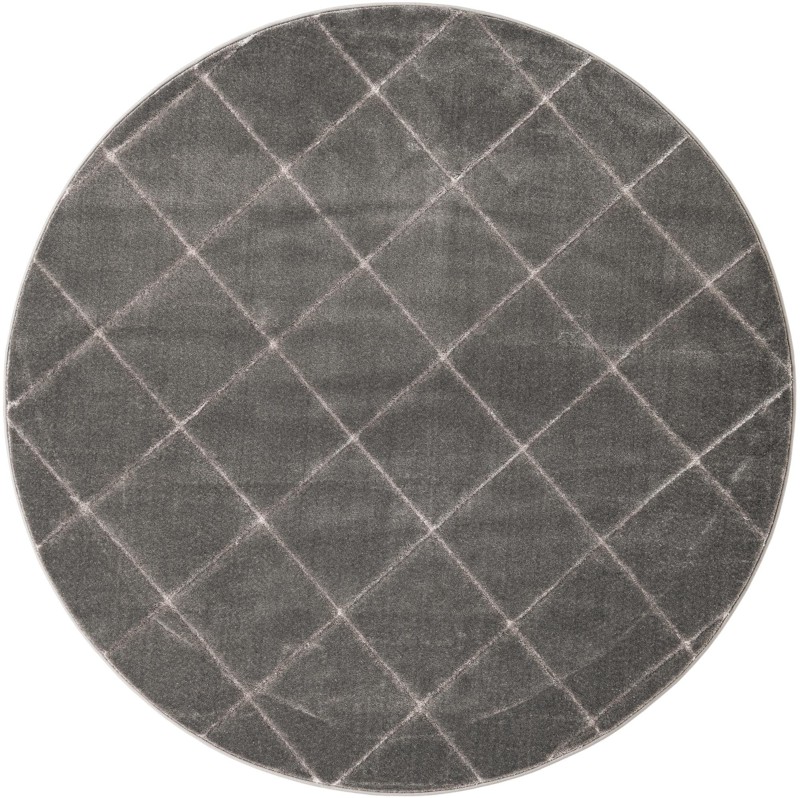 Gilchrist · Diamond rug, gray and silver