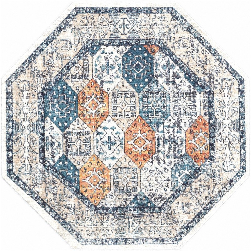 5' x 5' Pullman · Border rug