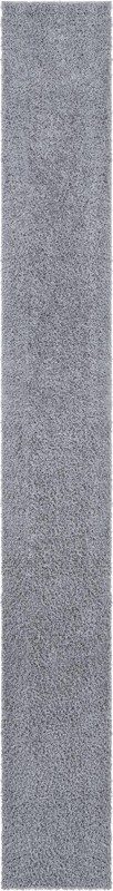 2' 7 x 20' Dunham · Solid Shag Rug, lgrey