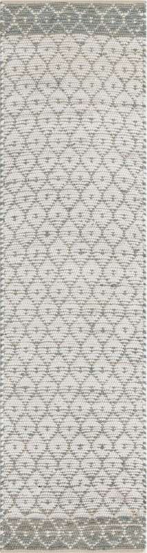 2' 7 x 10' Grove · Border Chindi Rug, gray