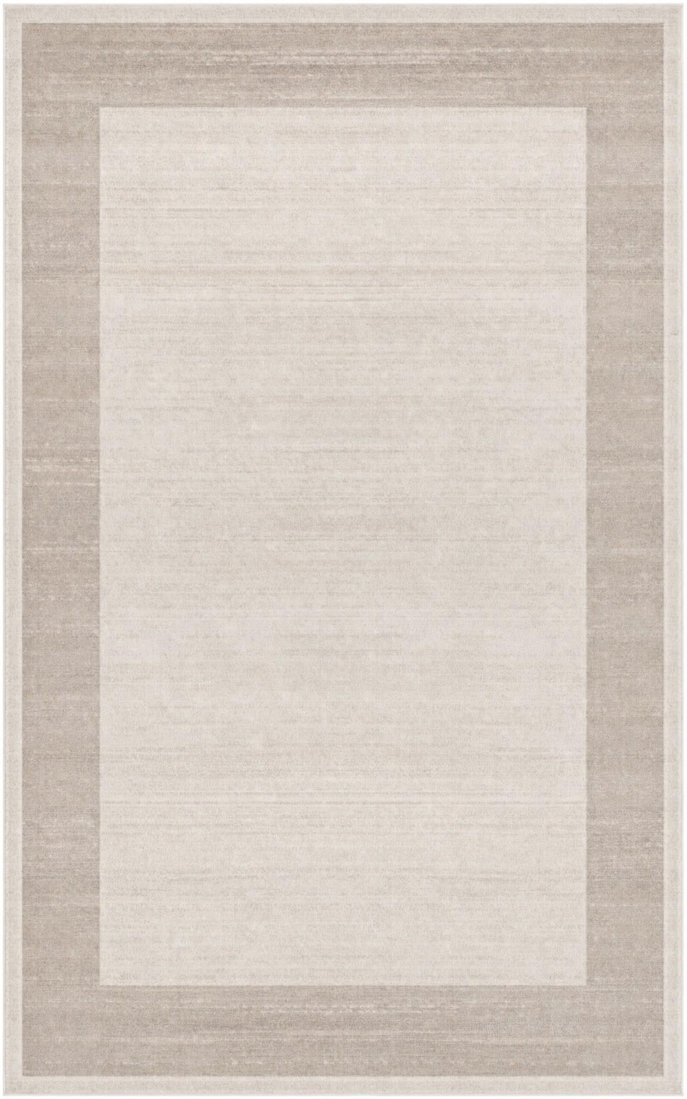 3' 3 x 5' 3 Stanway · Border rug, beige and cream