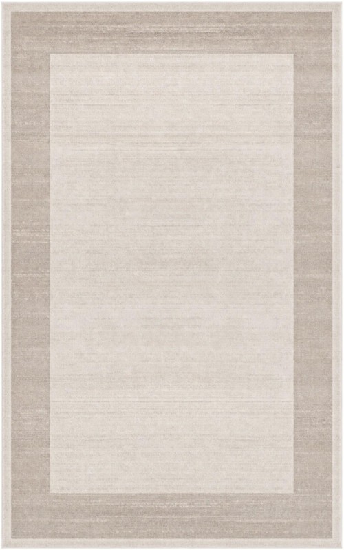Stanway · Border rug, beige and cream