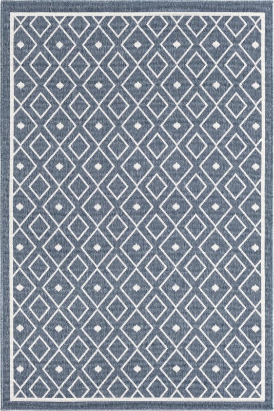 Revell · Border Outdoor Rug, navy