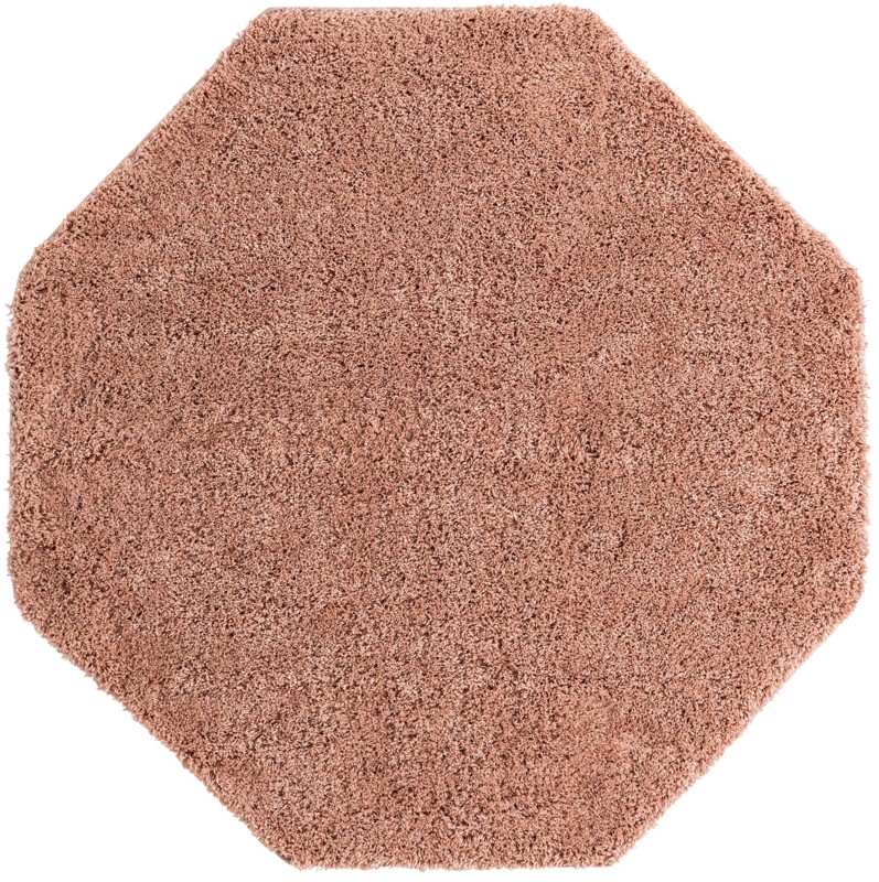 6' x 6' Hartwell · Solid Shag Rug, rosepink