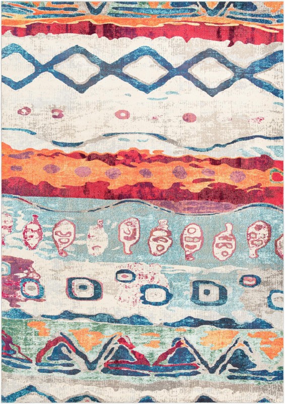 Paxman · Abstract Washable Rug, multi