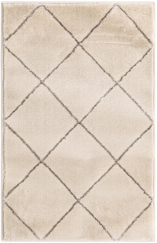 Gilchrist · Diamond rug, white and silver