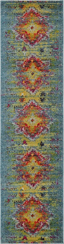 2' 7 x 10' Lawler · Abstract Washable Rug