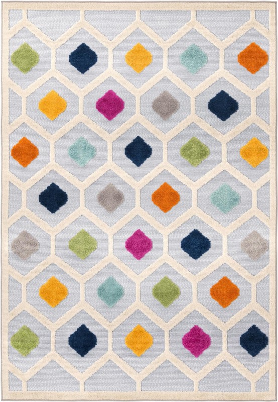 Raleigh · Geometric Outdoor Rug, gray