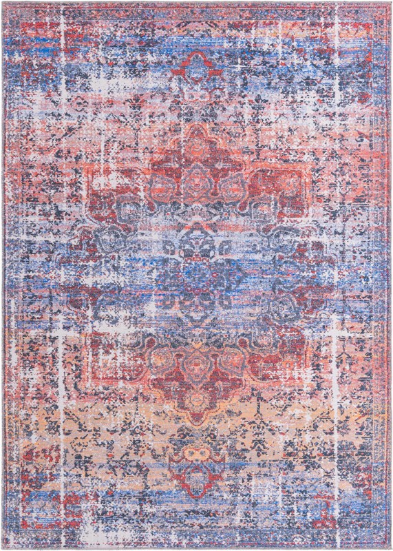 7' 3 x 10' Rideout · Border Washable Rug, autumn