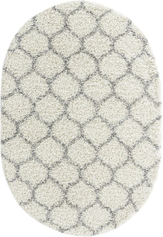 4' x 6' Barnett · Lattice Shag Rug, ivory