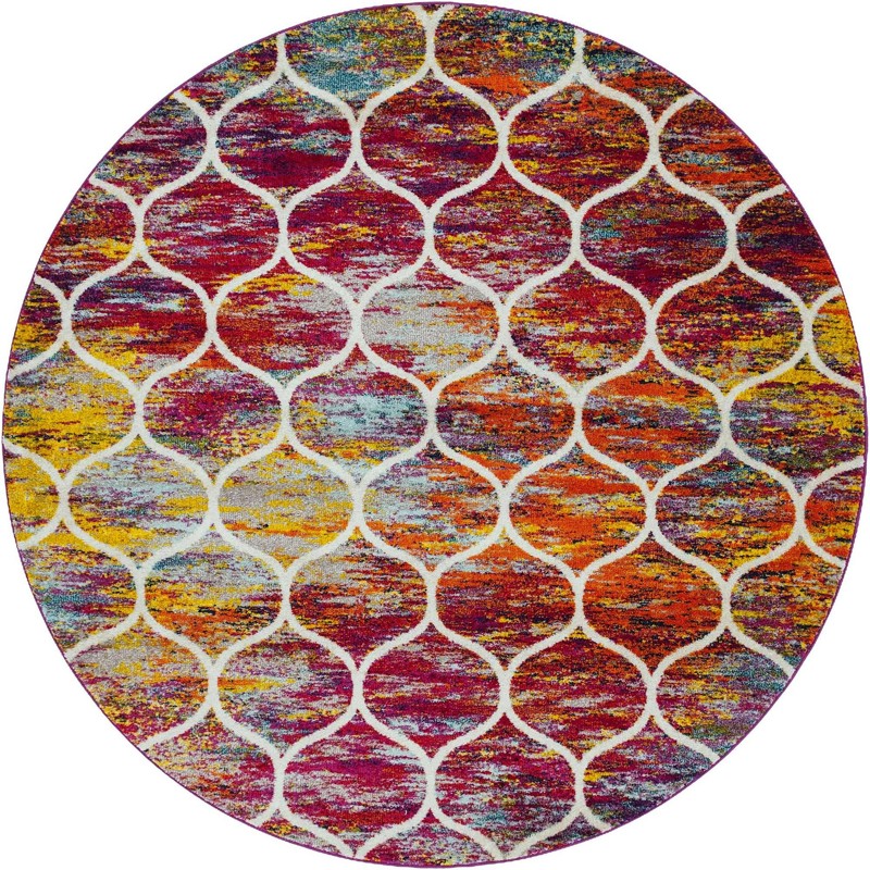 7' 10 x 7' 10 Ingram · Abstract rug