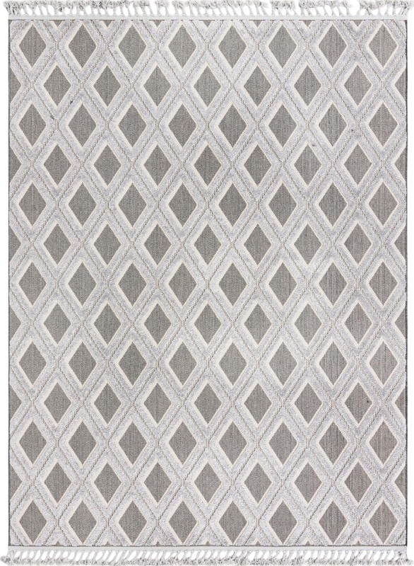 7' 10 x 10' Goshen · Diamond rug, charcoal