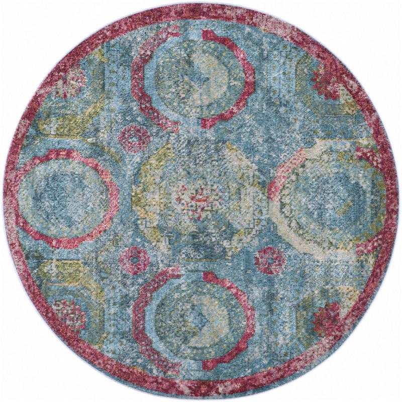 4' x 4' Juneau · Border rug