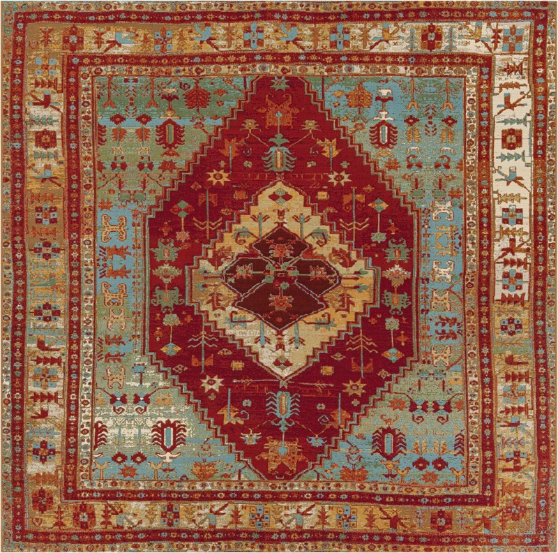 7' 10 x 7' 10 Lomax · Border Outdoor Rug