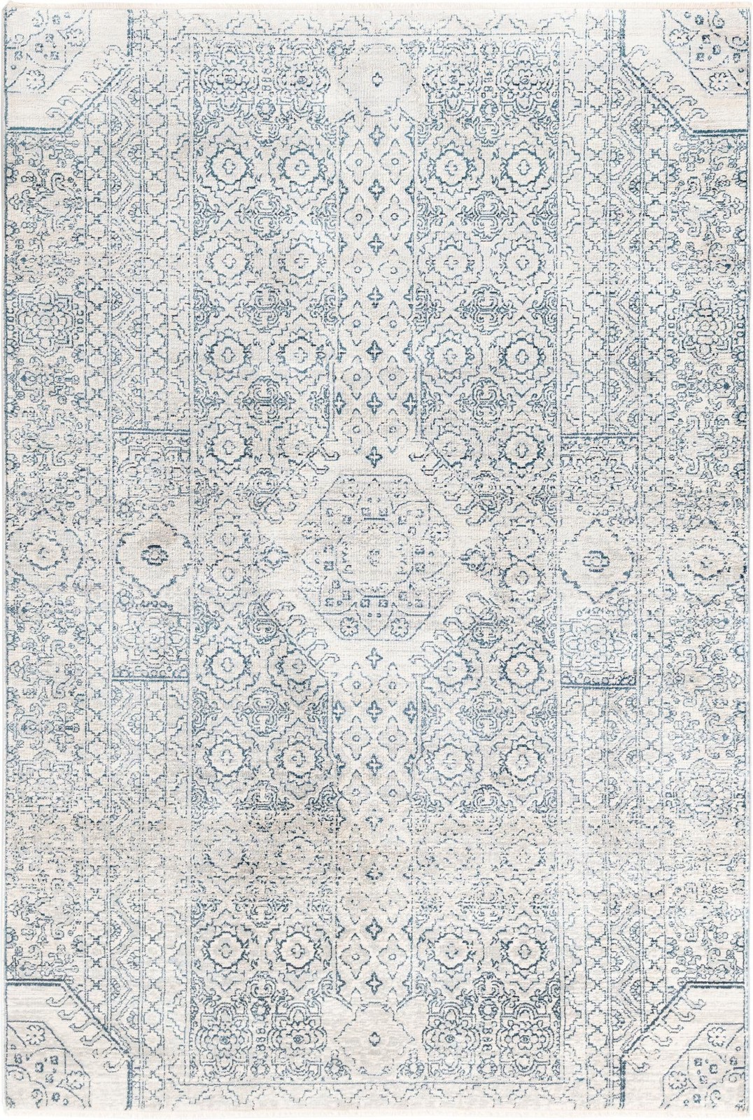 5' 3 x 8' Bradshaw · Border rug, gray