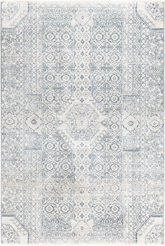 5' 3 x 8' Bradshaw · Border rug, gray