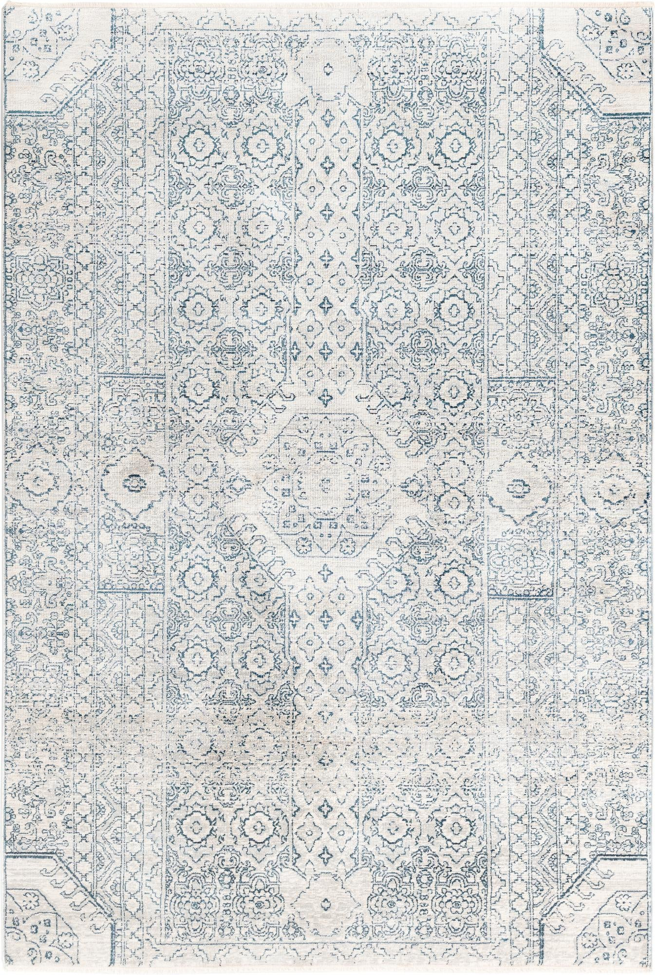 5' 3 x 8' Bradshaw · Border rug, gray