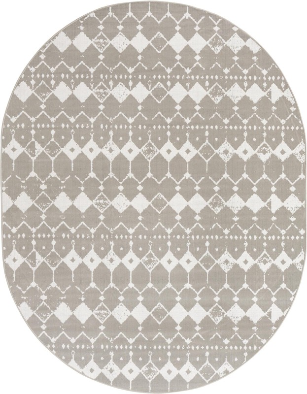 7' 10 x 10' Stowe · Diamond Outdoor Rug, gray